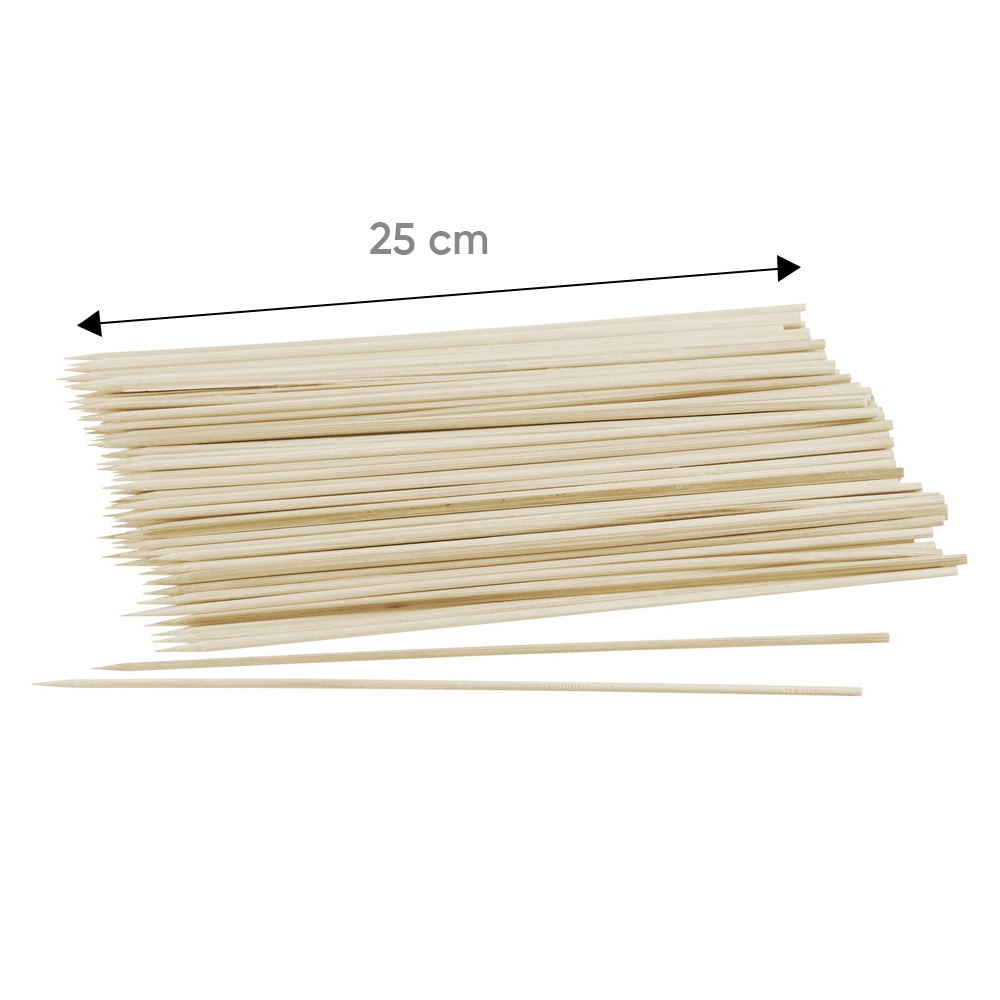 Pique brochette en bambou 25 cm